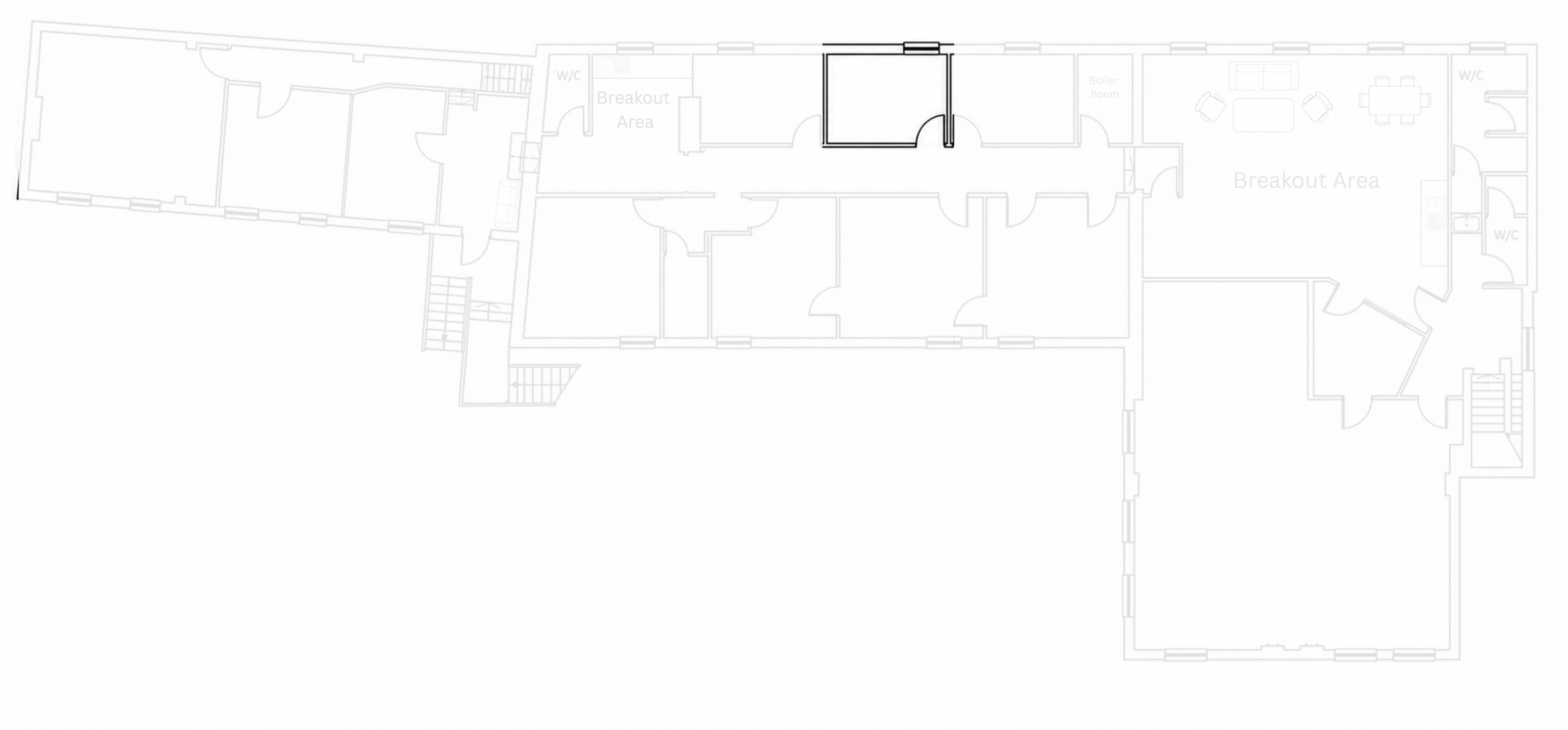 First-floor location plan highlighting office G7