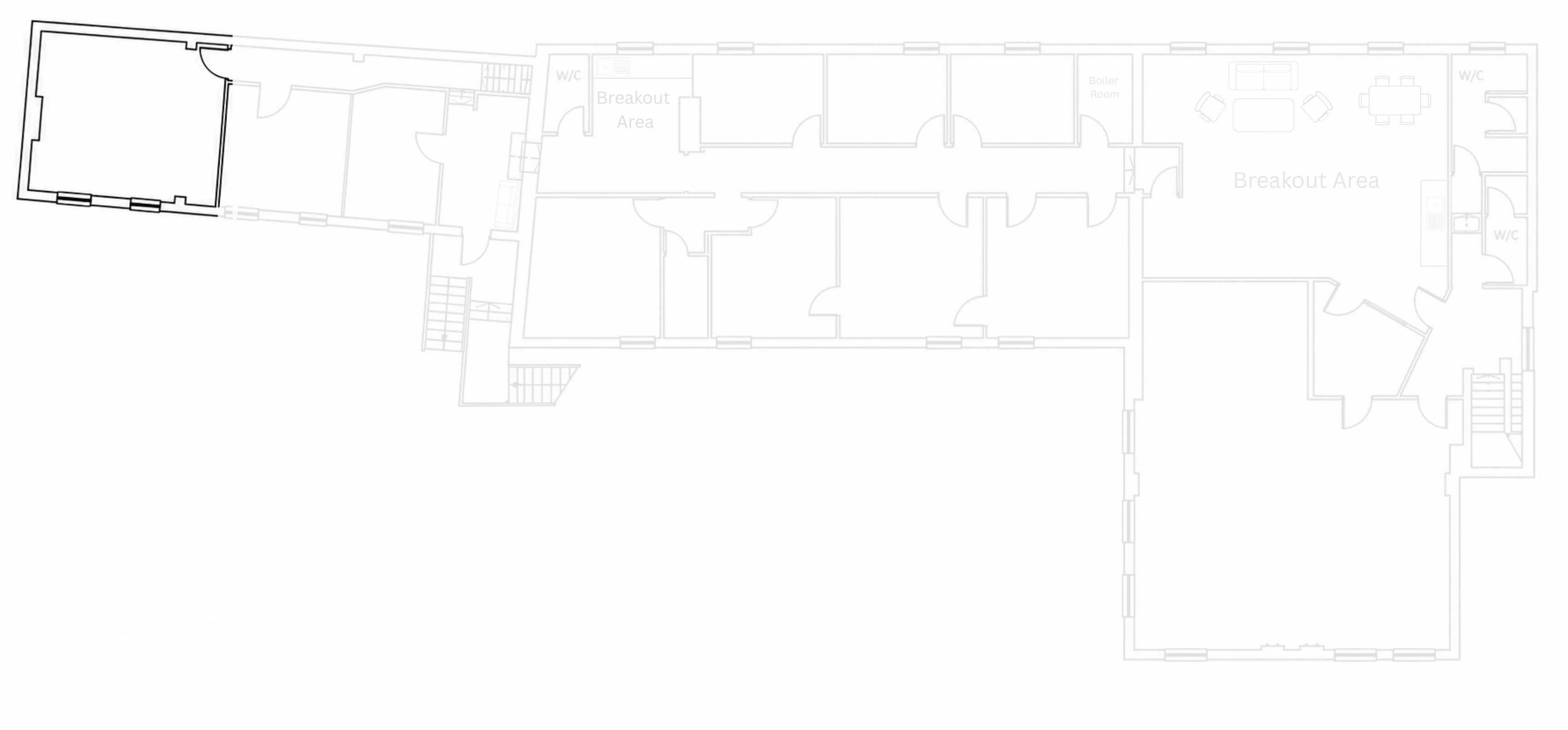First-floor location plan highlighting office G11