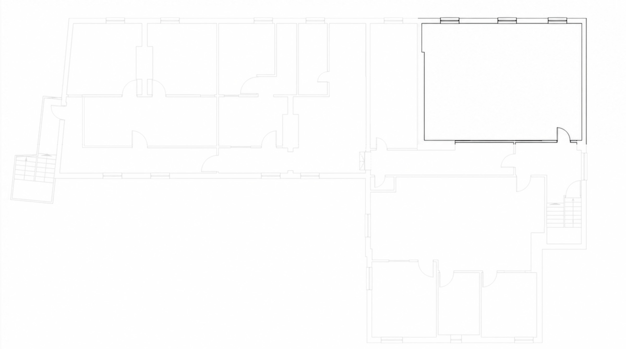 Second-floor location plan highlighting office C2