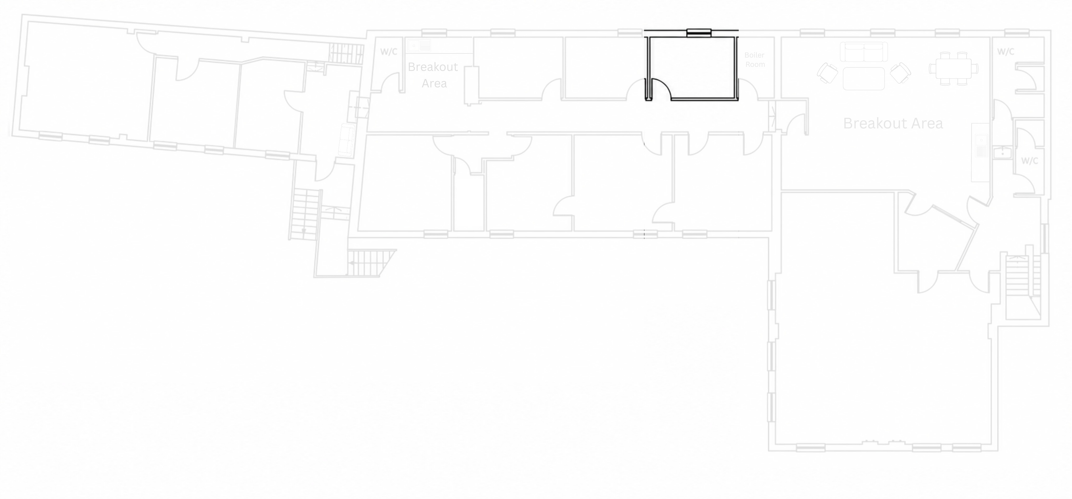 First-floor location plan highlighting office G7