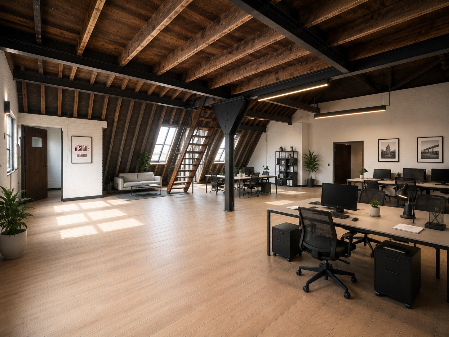 Alternative indicative layout for The Tower office